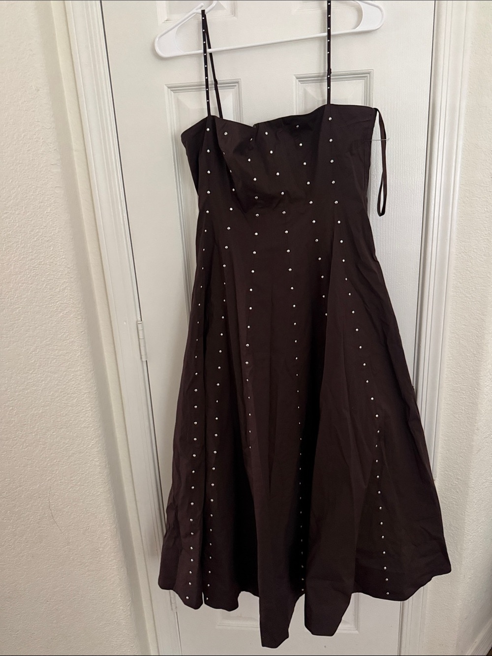 STAUD Wylie Stud Sleeveless Midi Dress - Picture 4 of 6
